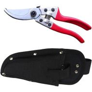 8-inch Garden Hand Tool Tree Clippers Flower Trimmer Bypass Pruner Pruning Shears with Sheath
