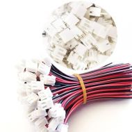 szdealhola 100pcs 15cm Long JST XH2.54-2P 2.54mm Pitch 2 Pin Connectors Kit Cable Plug Header Expansion Wire