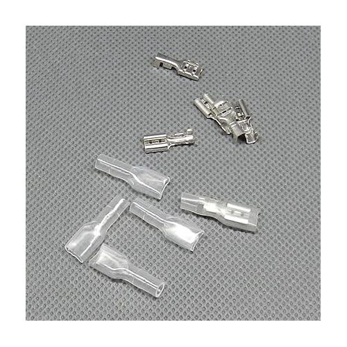  150pcs Non-Insulated Tab Receptacle Terminals Crimper Ratchet Crimping Plier Assortment Tool Set Kit