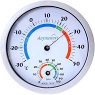 20cm Dial Metal Shell Wall Mounted Thermometer Hygrometer Thermo-Hygrometer Hygro-Thermometer
