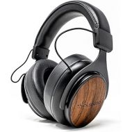 ov21 Wired Closed Back Headphones with Mic - Made with Sustainably Harvested Wood - Built for Music Enthusiasts, Audiophiles, Podcast Creators and Studio Professional