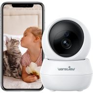 wansview Security Camera Indoor Wireless for Pet 2K Cameras for Home Security with Phone app and Motion Detection,Cat/Dog/Nanny/Baby Camera with Pan Tilt, SD Card & Cloud Storage, Works with Alexa