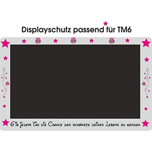  wodtke-werbetechnik Displayschutzfolie fuer TM6 Eulen Chance pink