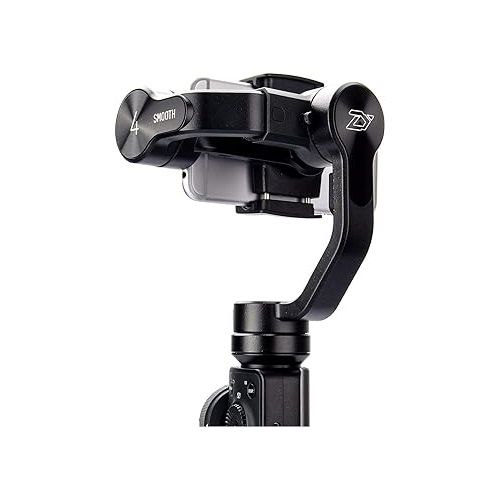  Zhiyun Smooth 4 Gimbal Stabilizer for Smartphone iPhone Android Cell Phone 3-Axis Handheld Gimbal for Vlogging YouTube Vlog TikTok Instagram Live Video Kit Support Cellphone 210g MAX