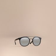 Burberry Top Bar Round Frame Sunglasses