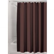 InterDesign iDesign Solid Shower Curtain in Chocolate