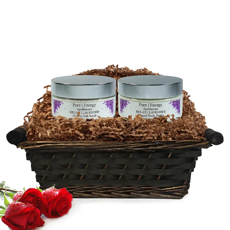 Pure Energy Apothecary Supreme Sensation Lavender Gift Set with Basket