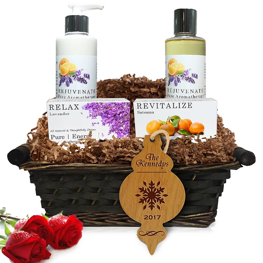 /Pure Energy Apothecary Daily Delight Pure Aromatherapy Christmas Gift Basket