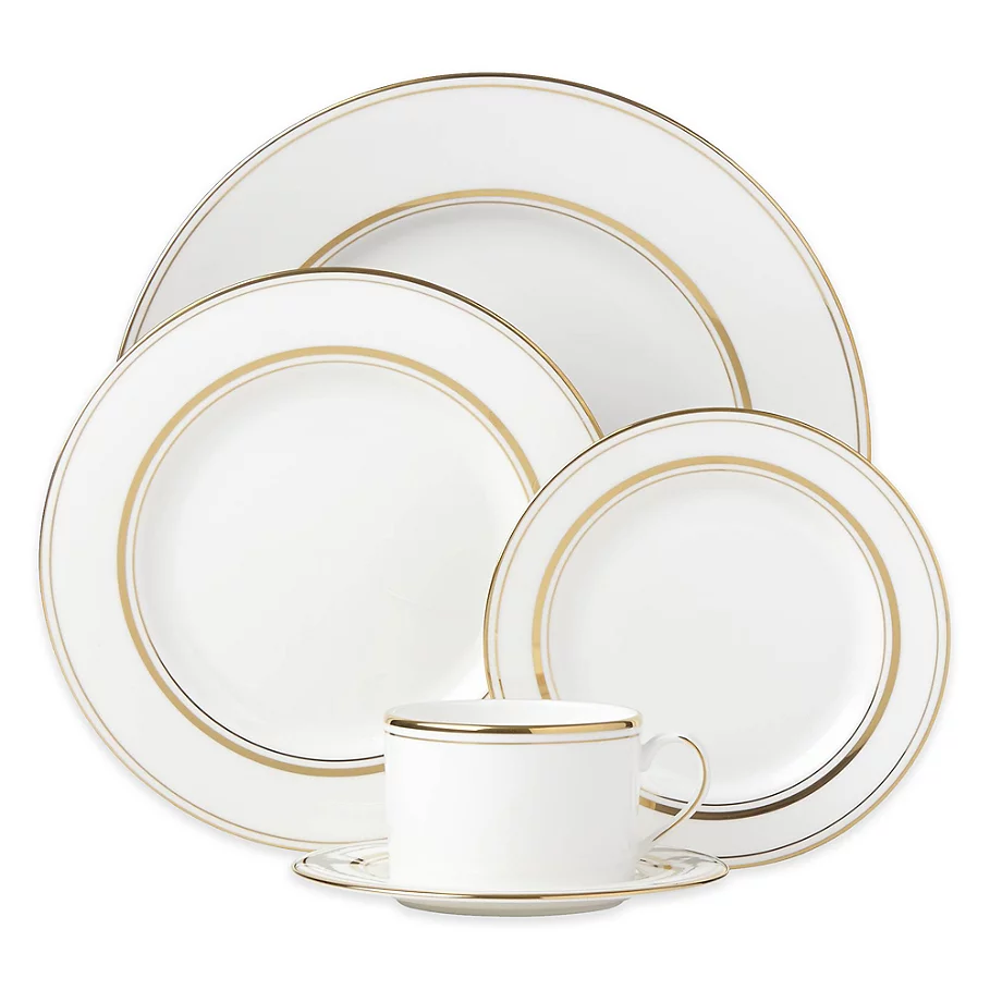 Kate spade new york kate spade new york Library Lane Gold 5-Piece Place Setting