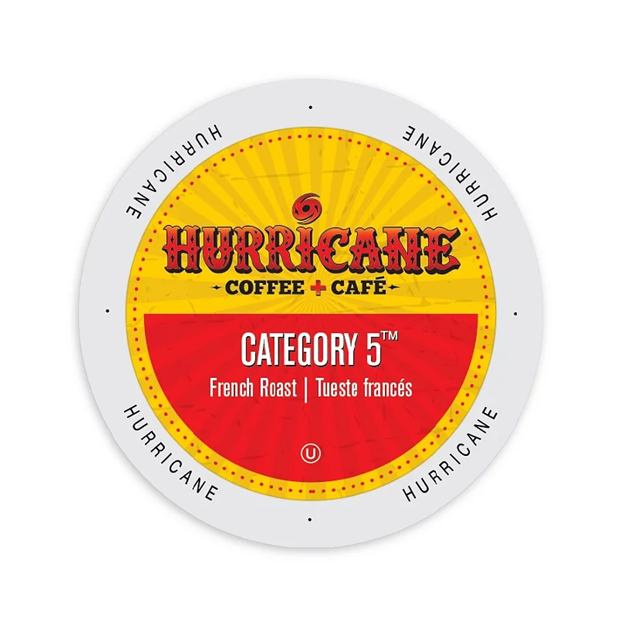 /Hurricane Coffee & Tea Category 5 Coffee for Single Serve Coffee Makers