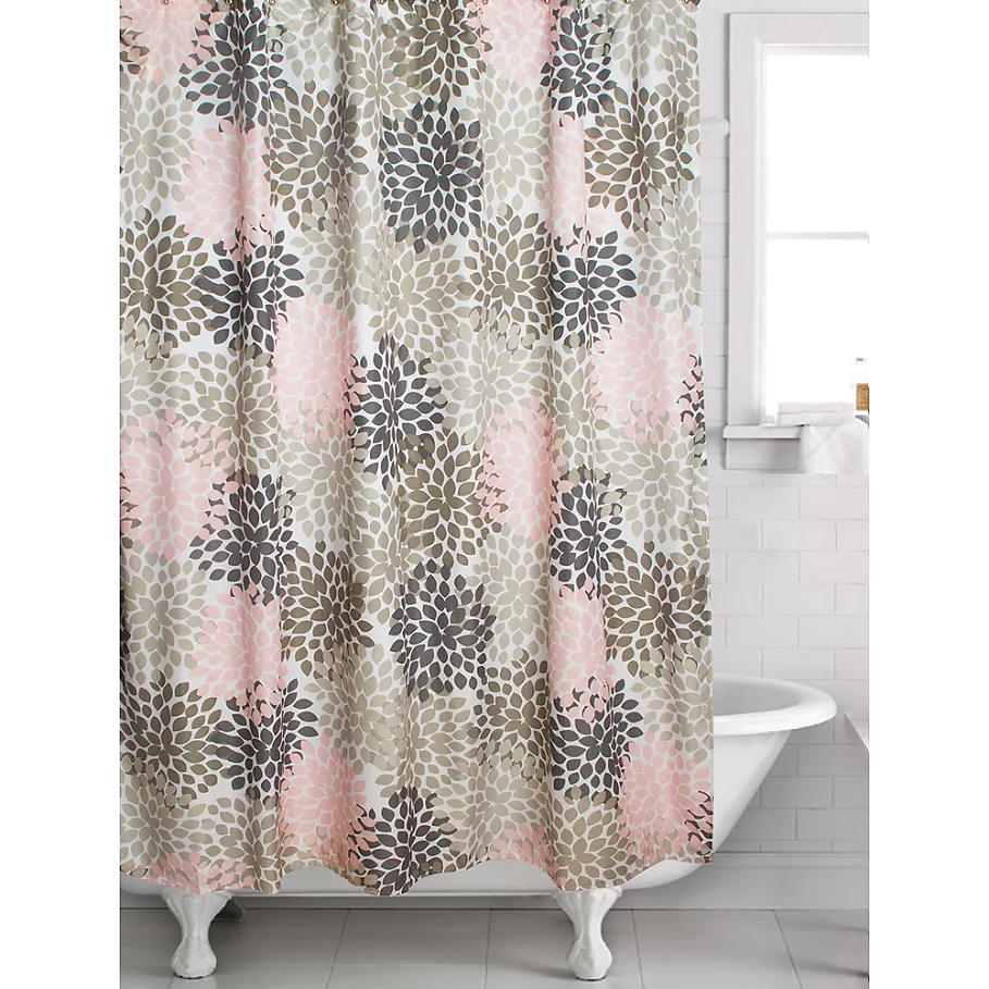 Famous Home Charlotte Shower Curtain in Pink