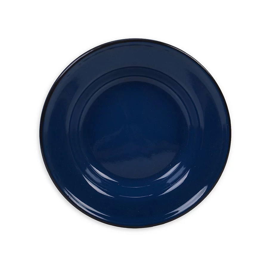Certified International Enamelware Salad Plates in Cobalt Blue (Set of 6)