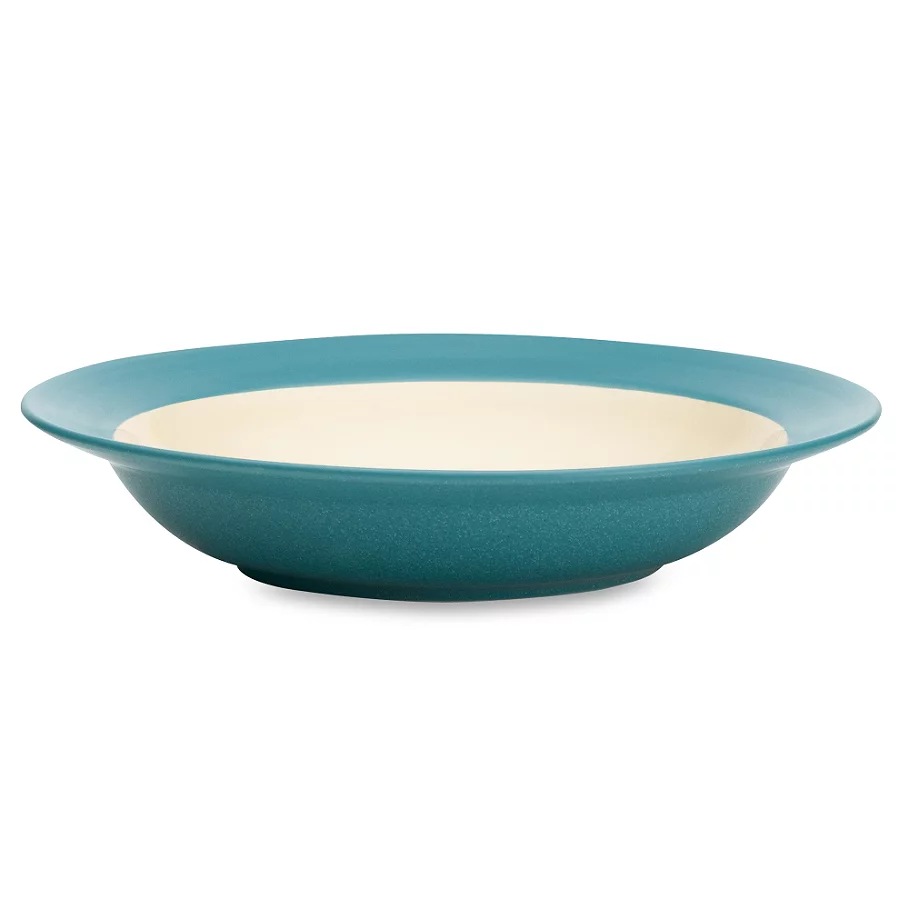 Noritake Colorwave Rim PastaSoup Bowl in Turquoise