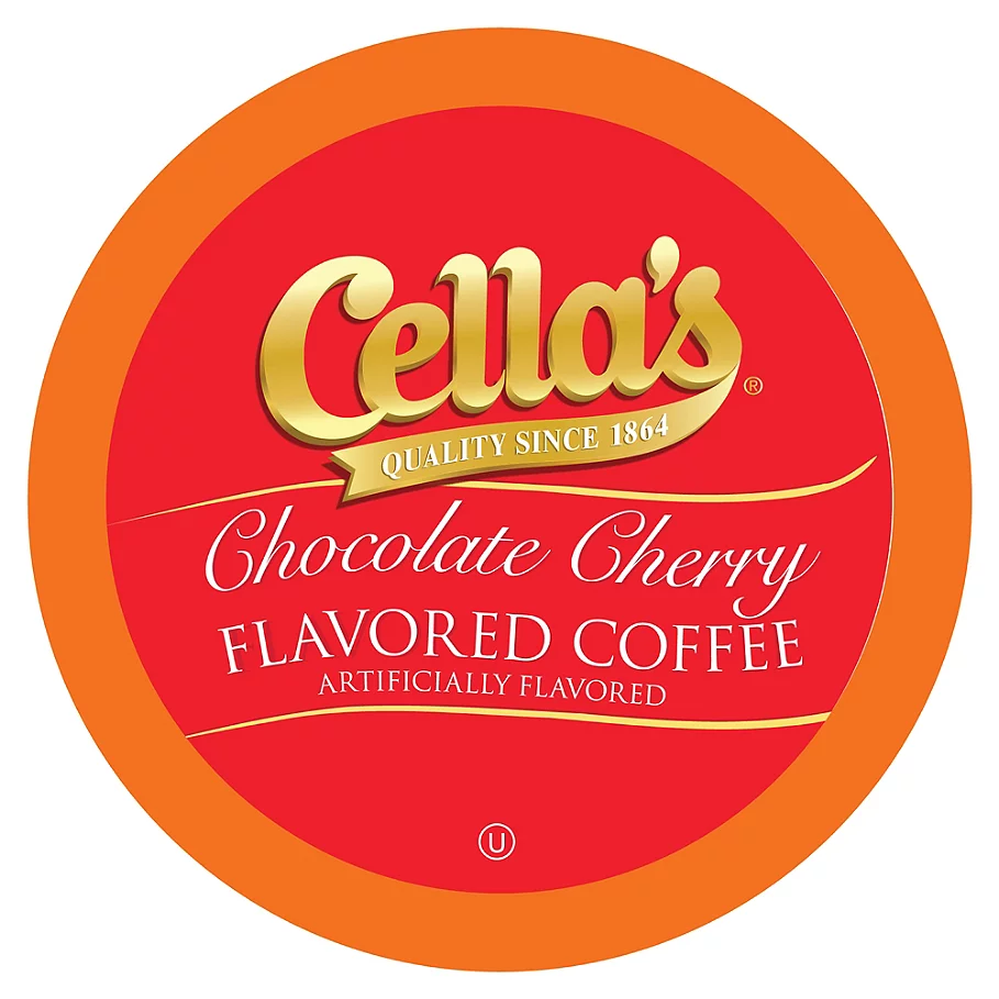  Friendly's Friendlys Coffee Co. 18-Count Cella's Chocolate Cherry Coffee for Single Serve Coffee Makers