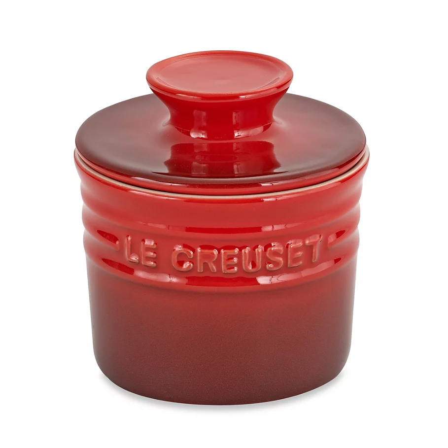Le Creuset Butter Crock in Cherry