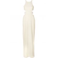 Halston Heritage Cutout crepe gown