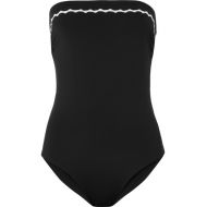 Marysia Sardinia rickrack-trimmed bandeau swimsuit