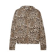ATM Anthony Thomas Melillo Hooded leopard-print silk-charmeuse jacket