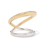 Charlotte Chesnais Surma gold vermeil and silver ring