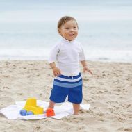 IPlay Colorblock Trunks with Built-in Reusable Absorbent Swim Diaper-RoyalLig