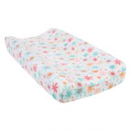 Trend Lab Coral Floral Plush Changing Pad Cover