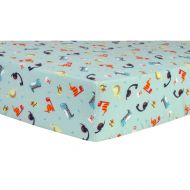 Trend Lab Dinosaurs Deluxe Flannel Fitted Crib Sheet