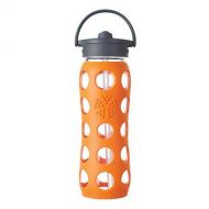 Lifefactory Glass Bottle with Straw Cap and Silicone Sleeve - 22oz