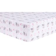 Trend Lab Swans Fitted Crib Sheet