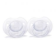 Avent Translucent Infant Pacifiers 0-6m - Colors May Vary