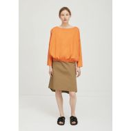 Ter et Bantine Cotton A-Line Midi Skirt