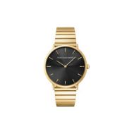 Rebecca Minkoff Major Gold Tone Bracelet Watch, 40MM