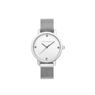 Rebecca Minkoff BFFL Silver Tone Mesh Bracelet Watch, 36MM