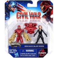 Toywiz Captain America Civil War Iron Man & Black Widow 2.5-Inch Mini Figure 2-Pack