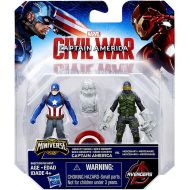 Toywiz Civil War Concept Captain America & Mercenary 2.5-Inch Mini Figure 2-Pack
