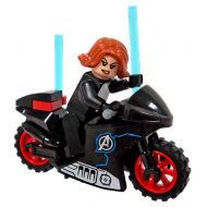 Toywiz LEGO Marvel Super Heroes Captain America: Civil War Black Widow with Motorcycle Minfigures [Loose]