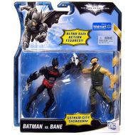 Toywiz The Dark Knight Rises Gotham City Showdown Batman vs. Bane Exclusive Action Figure 2-Pack [Red & Black vs. Green]