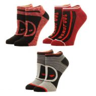 Toywiz Marvel Deadpool Ankle Socks 3 Pack Apparel