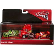 Toywiz Disney  Pixar Cars Cars 3 Mack, Lightning McQueen & Chick Hicks Diecast Car Racing 3-Pack