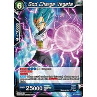 Toywiz Dragon Ball Super Collectible Card Game Galactic Battle Rare God Charge Vegeta BT1-036