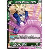 Toywiz Dragon Ball Super Collectible Card Game Galactic Battle Rare Raging Attacker Vegeta BT1-064