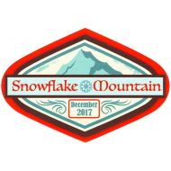 Toywiz Funko Disney Snowflake Mountain December 2017 Sticker