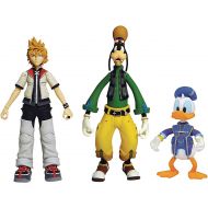 Toywiz Disney Kingdom Hearts Series 2 Roxas, Donald Duck & Goofy Action Figure 3-Pack