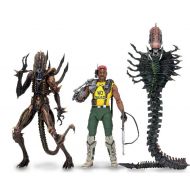 Toywiz NECA Aliens Series 13 Space Marine Sgt. Apone, Snake Alien, Scorpion Alien Set of 3 Action Figures (Pre-Order ships March)