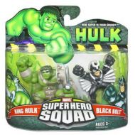 Toywiz Super Hero Squad King Hulk & Black Bolt Action Figure 2-Pack
