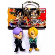 Toywiz Dragon Ball Z One Piece Trunks & Sanji 1.5-Inch PVC Keychain