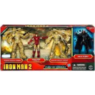Toywiz Iron Man 2 Fury of Combat Exclusive Action Figure 4-Pack