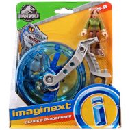 Toywiz Jurassic World Imaginext Claire & Gyrosphere Figure Set