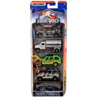 Toywiz Jurassic World Matchbox Legacy Collection Island Explorers Diecast Vehicle 5-Pack