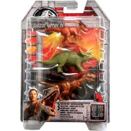 Toywiz Jurassic World Tyrannosaurus Rex, Triceratops, & Stygimoloch 2-Inch Mini Dinosaur Figure 3-Pack