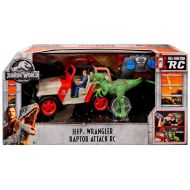 Toywiz Jurassic World Jeep Wrangler Raptor Attack RC Vehicle [Damaged Package]